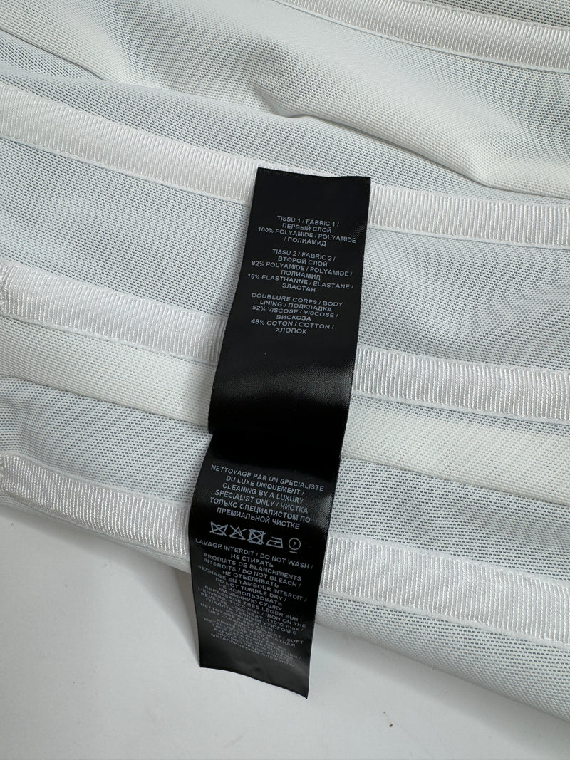 Balmain Tweed Button Detail Top (Size 36/UK8)