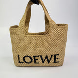 Loewe Small Raffia Basket Bag