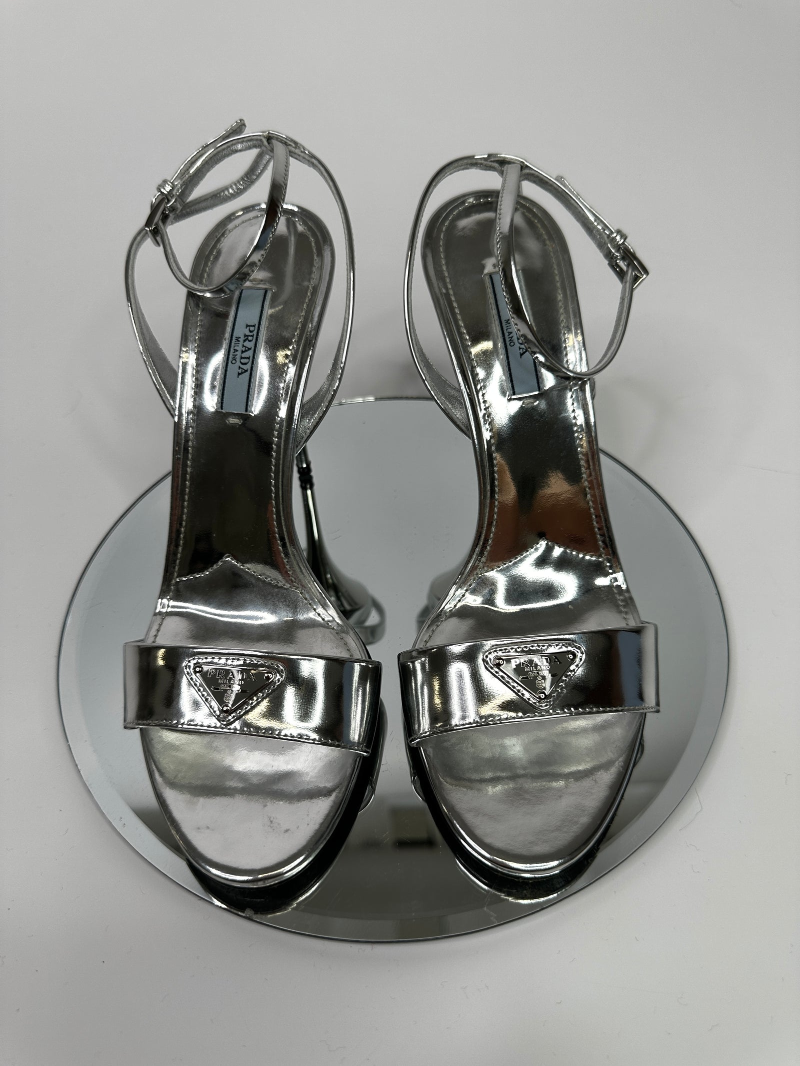 Prada High Heels Leder Gr. offers 38,5, w. Neu