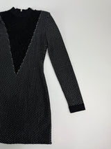 Balmain Black Chain Mesh Dress (Size 38/UK10)