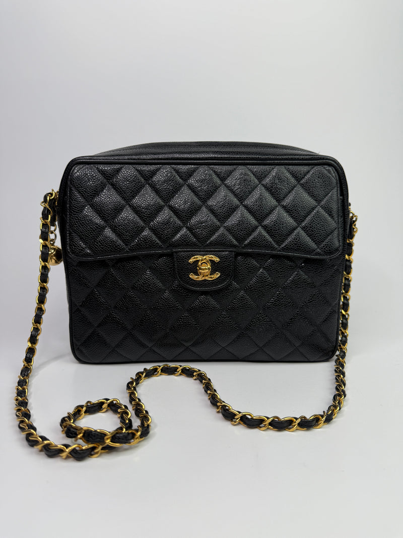 Chanel Diamond Quilted Camera Bag