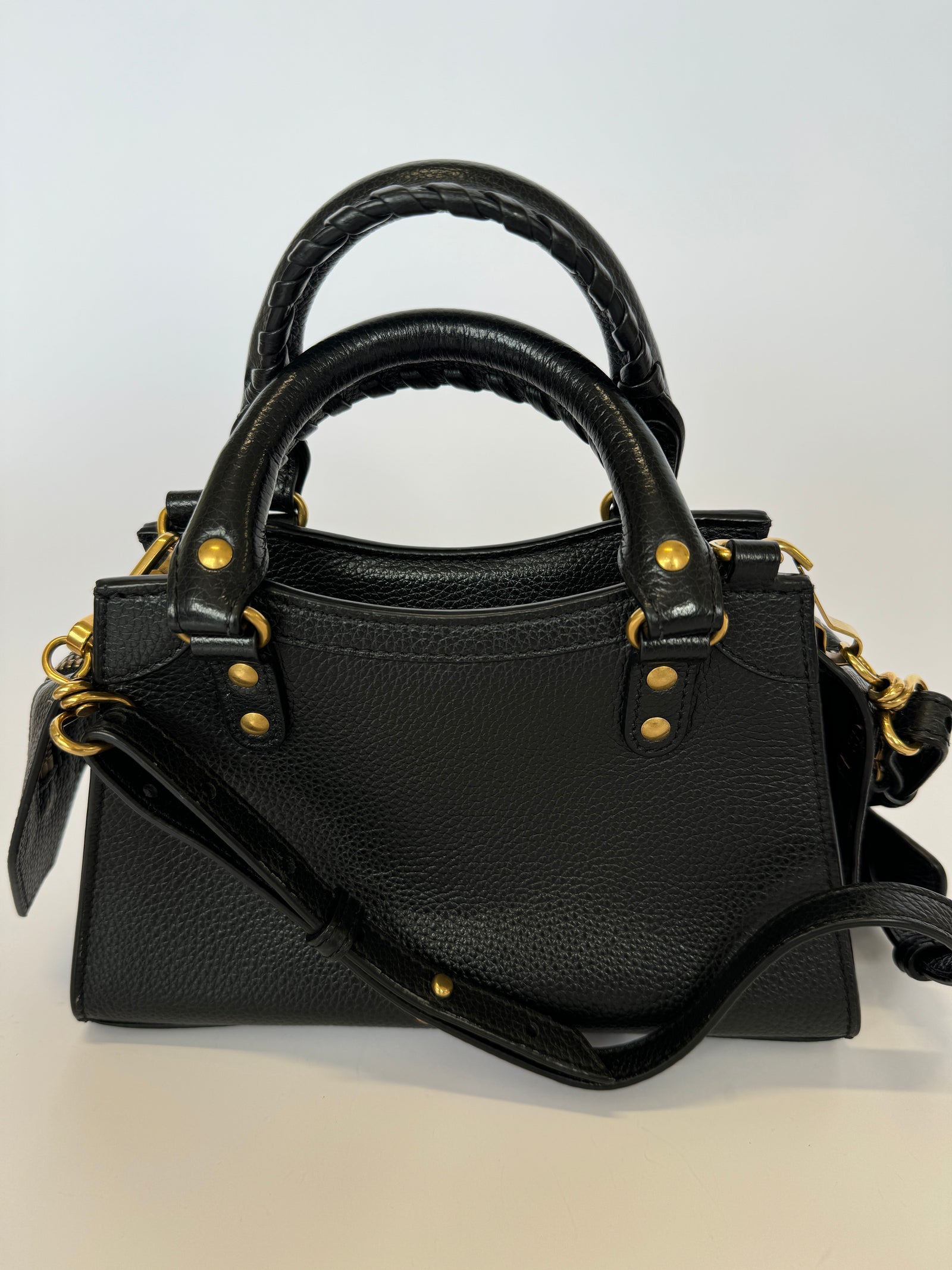 Balenciaga Black Mini Neo City Classic Bag