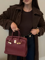 Hermès Birkin 30 In Rouge H Clemence Leather GHW