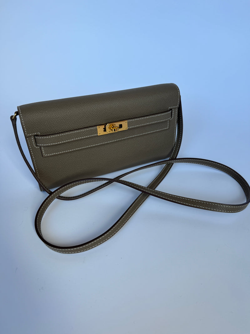 Hermès Kelly On The Go In Etoupe Epsom GHW