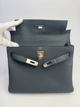 Hermès Kelly 28 In Gris Misty Togo Leather With PHW