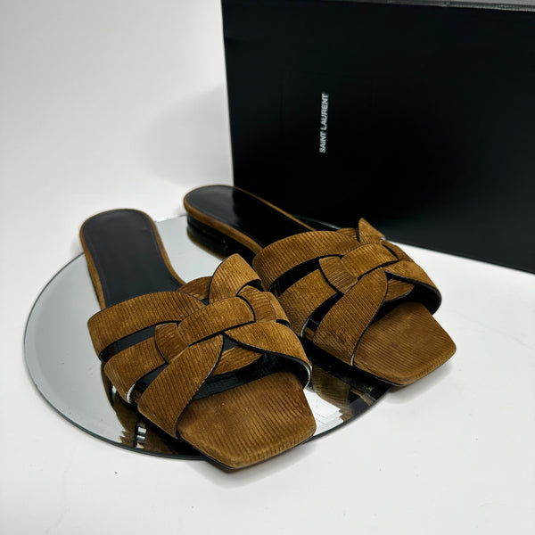 Saint Laurent Tribute Sandals (Size 40/UK7)