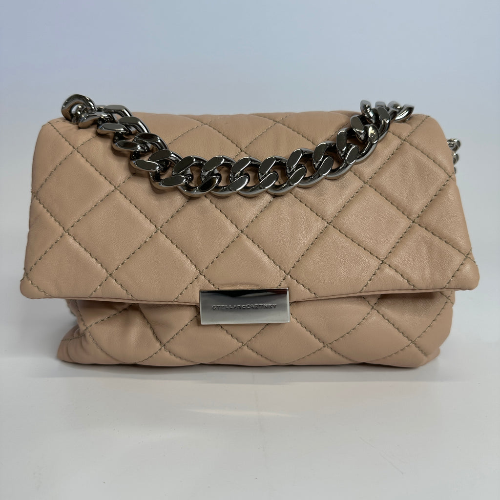 Stella McCartney Quilted Soft Beckett Chain Shoulder Bag