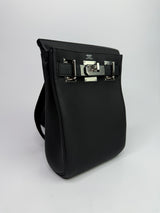 Hermès Hac A Dos Black Togo Leather PHW