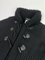 Chanel Black Cashmere Cardigan  (Size 40/UK12)