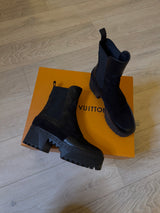 Louis Vuitton Laureate Platform Chelsea Boots (Size 38.5/UK5.5)