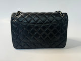 Chanel Black Lambskin Jumbo Classic Double Flap SHW