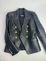 Balmain Leather Blazer (Size FR38/UK10)