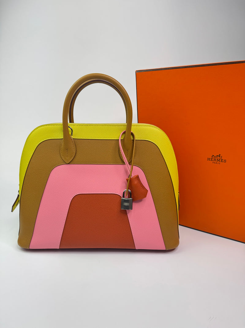 Hermès Bolide 30 Rainbow Sunrise Handbag