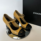 chanel mary jane shoes size 39 uk6