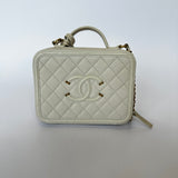 Chanel CC Filigree Vanity Case