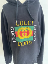 Gucci Interlocking-G Cotton Hoodie (Size XL)