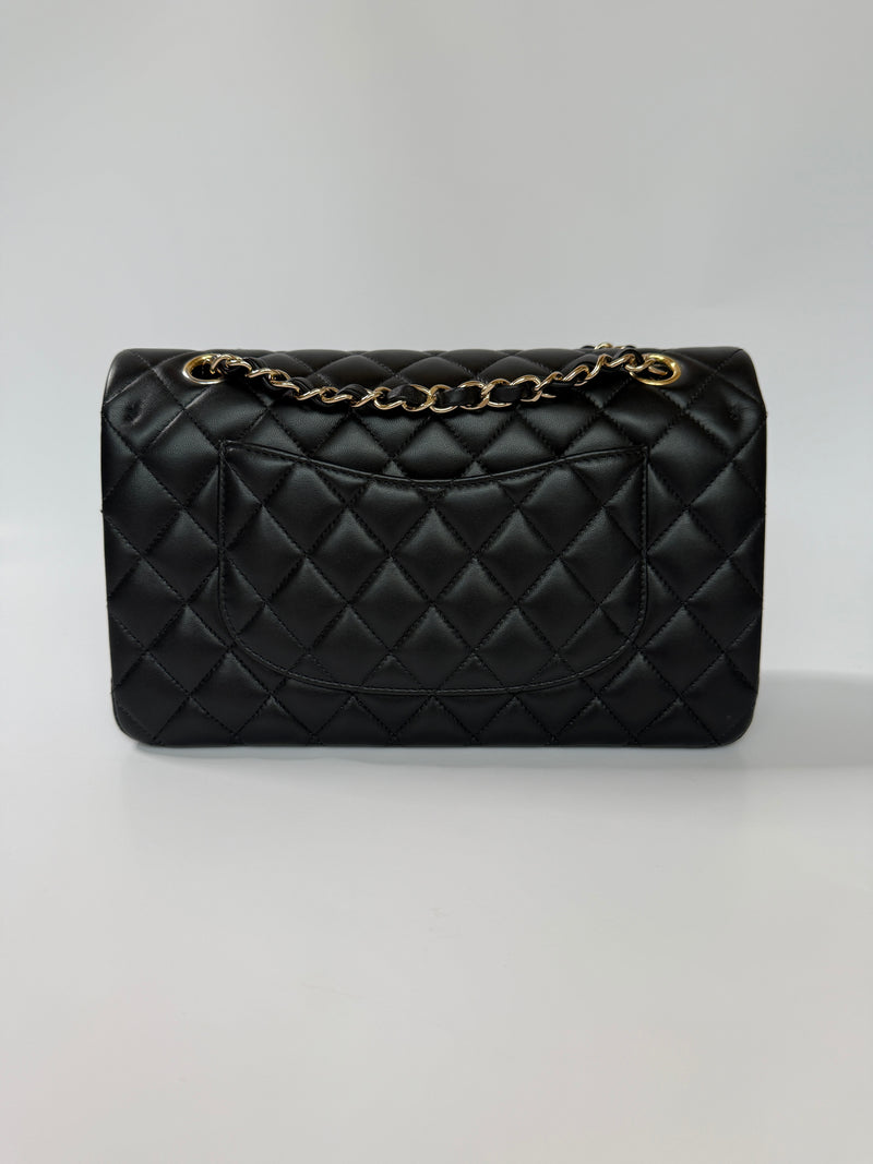 Chanel Medium Classic Flap Black Lambskin GHW