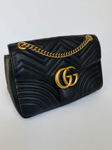 Gucci GG Medium Marmont Matelasse Shoulder Bag