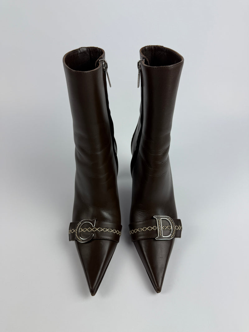 Christian Dior Ankle Boots  (Size 37.5/UK4.5)