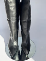 Saint Laurent Niki Knee Boots (Size 38.5/UK5.5)