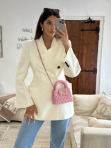 Chanel Mini Kelly Bag In Pink Tweed GHW