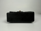 Chanel Top Handle Mini Rectangle In Black Lambskin GHW