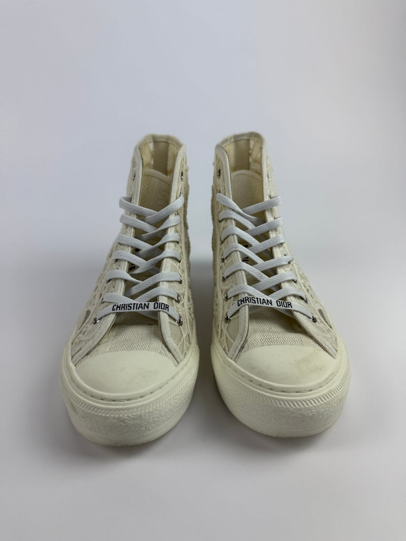 Christian Dior Walk'N'Dior High-Top Sneakers  (Size 39 /UK 6)