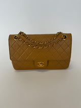 Chanel Medium Vintage Classic Flap In Caramel Lambskin GHW