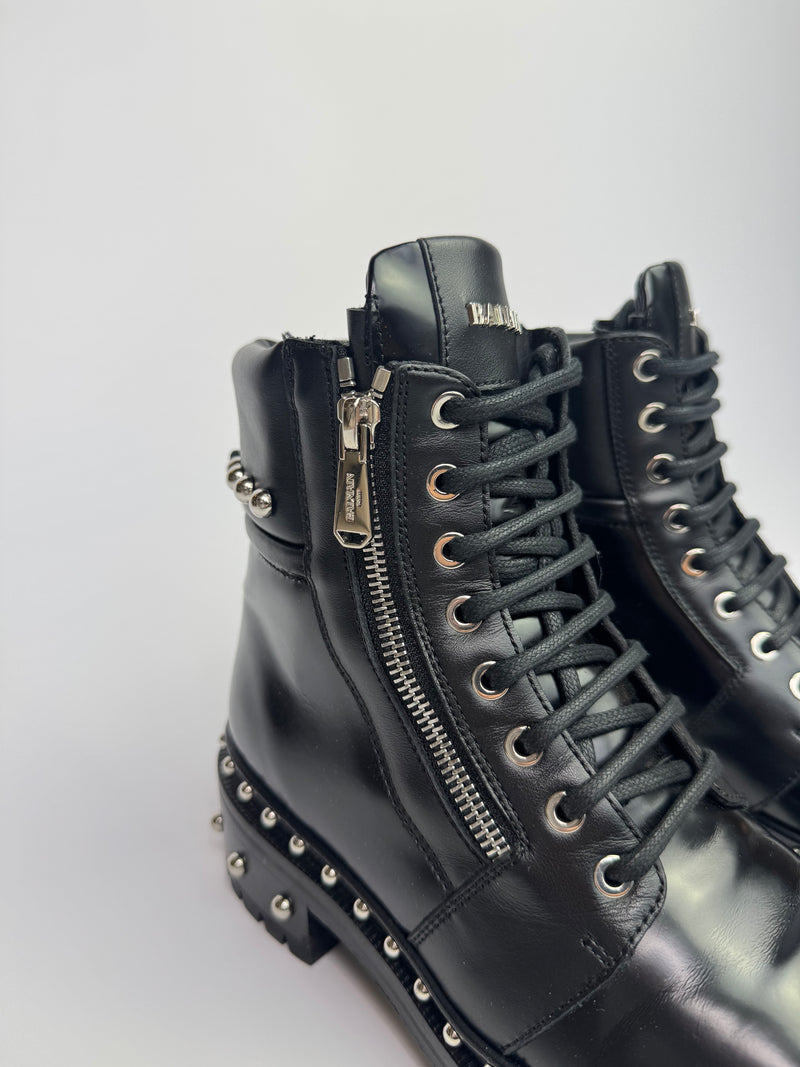 Balmain Studded Ranger Army Boots (Size 38.5/UK5.5)