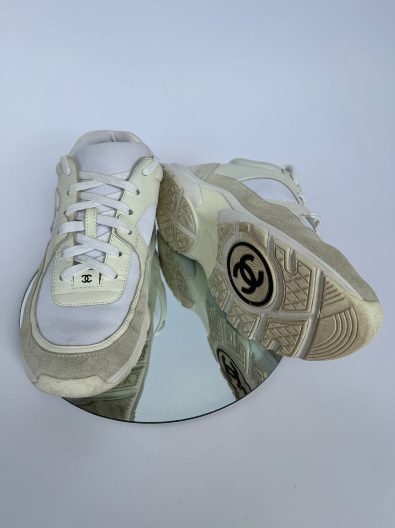 Chanel CC Logo Sneakers (Size 40 /UK 7)