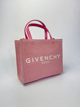 Givenchy Mini G Embroidered-Logo Tote Bag