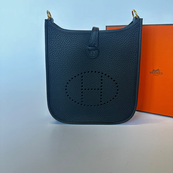 Hermès Evelyne TPM Black Clemence GHW