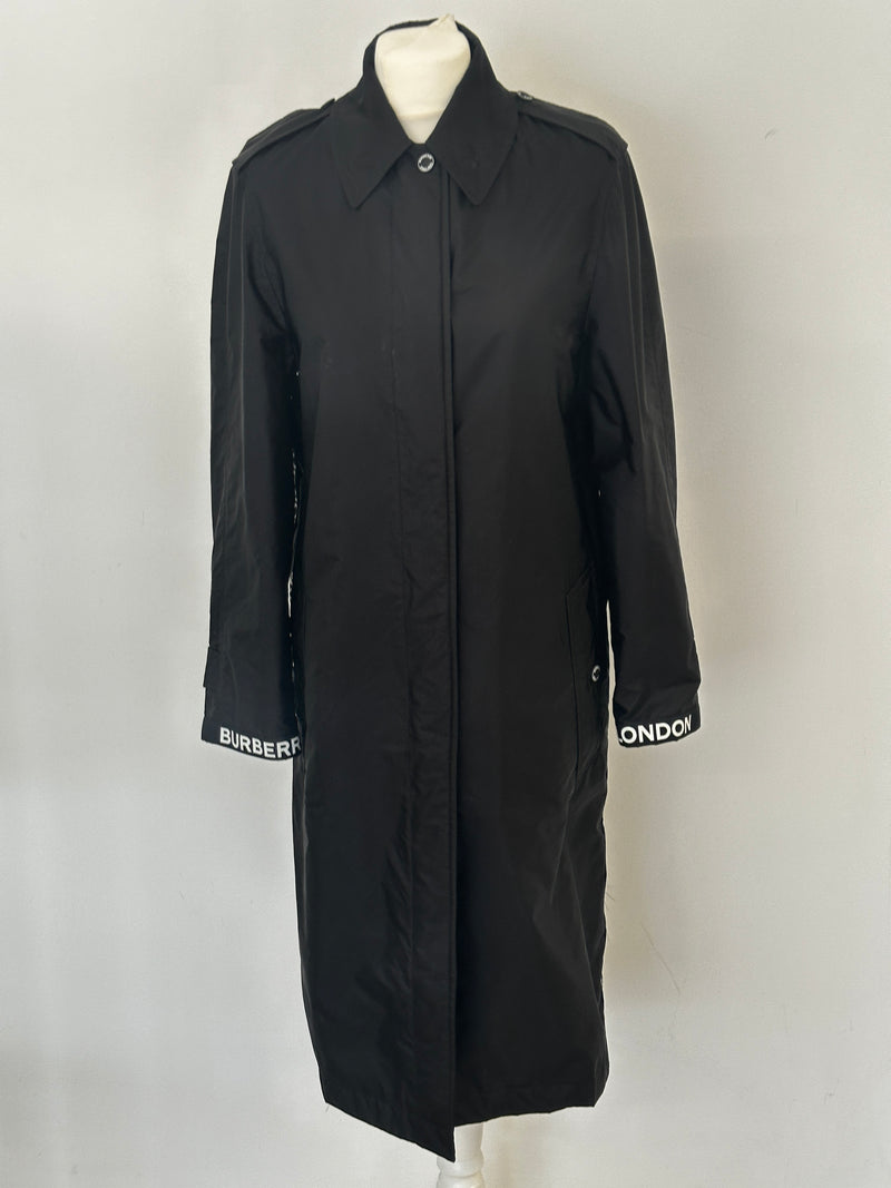 burberry black mac size uk