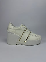 Valentino Rockstud Open Disco Wedge Sneakers (Size37.5/ UK 4.5)