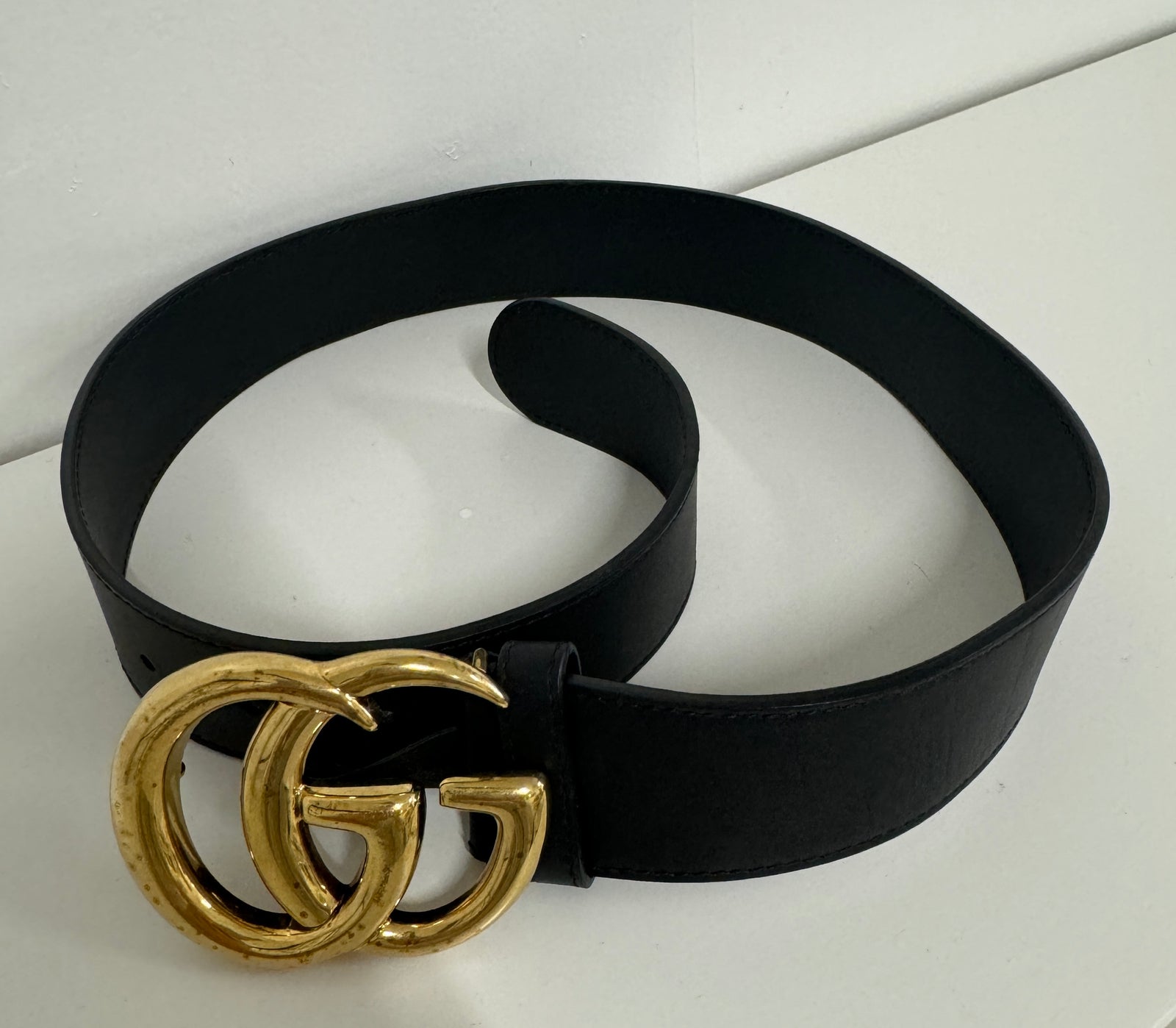 Black gg toscano belt online