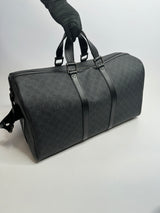 Gucci Black Supreme Duffle Bag