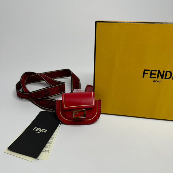 Fendi Vitello Airpods Pro Case Red