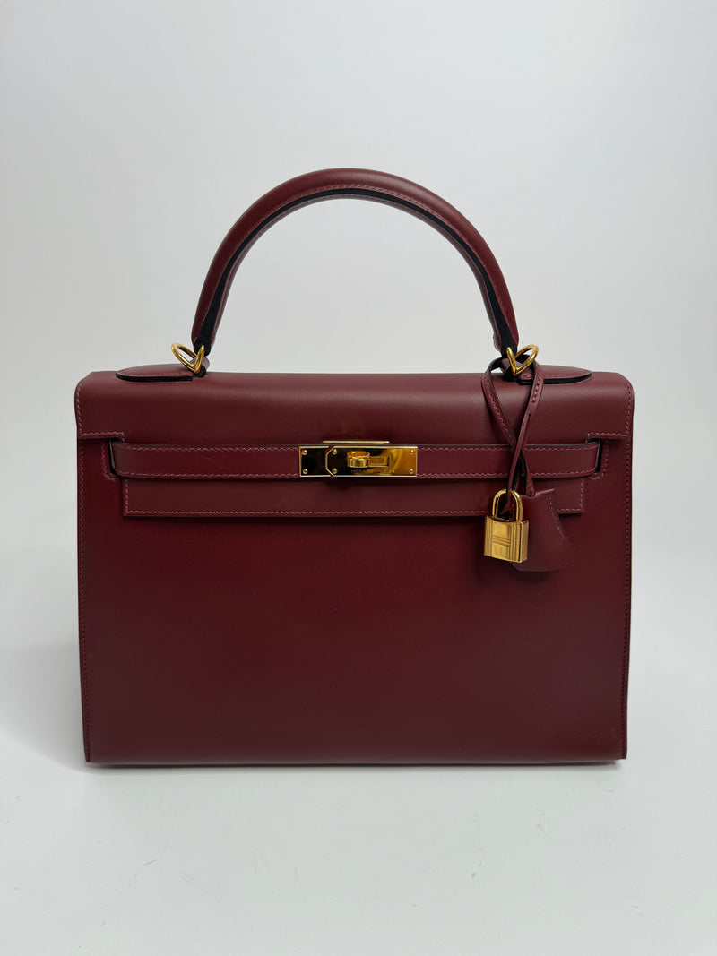 Hermès Kelly 32 In Rouge H Sombrero Leather