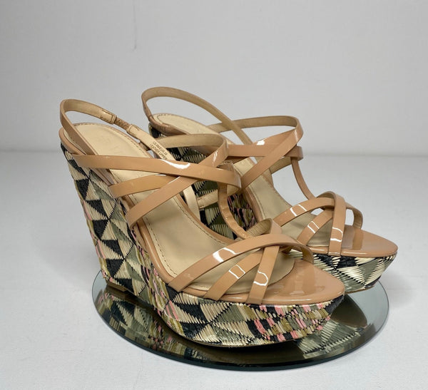 Vera Wang Multi Colour Wedges (Size 39/UK6)