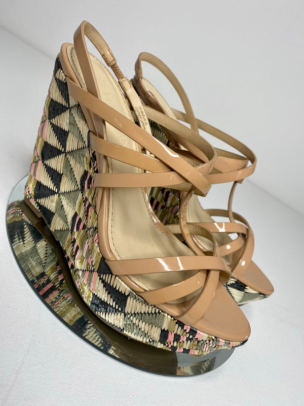 Vera Wang Multi Colour Wedges (Size 39/UK6)